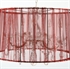 Draadkap organza rood 60 cm.