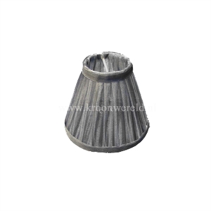 Afbeelding van Klemkapje organza zilver.