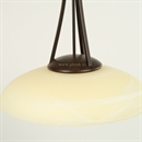 Afbeelding van Fabbro hanglamp 1 lichts roest met champagne glas
