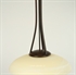 Fabbro hanglamp 1 lichts roest met champagne glas