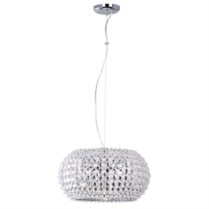 Afbeelding van Ceste hanglamp 40 cm met echt kristal